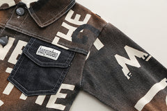 RM231223-35 طقم ولادي 3 قطع ( جكيت + بلوزة قطنية+ بنطلون جينز)