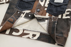 RM231223-35 طقم ولادي 3 قطع ( جكيت + بلوزة قطنية+ بنطلون جينز)