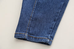 RM231223-35 طقم ولادي 3 قطع ( جكيت + بلوزة قطنية+ بنطلون جينز)