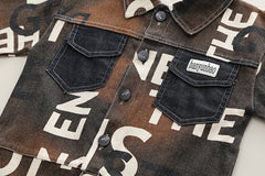 RM231223-35 طقم ولادي 3 قطع ( جكيت + بلوزة قطنية+ بنطلون جينز)