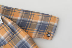 RM231223-3 طقم ولادي 3 قطع ( بلوزة + قميص كروهات + بنطلون كتان)