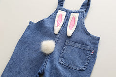 RM231223-40 طقم بناتي قطعتين ( افرهول جينز + قميص )