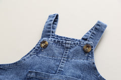 RM231223-40 طقم بناتي قطعتين ( افرهول جينز + قميص )