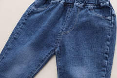 RM231223-41 طقم بناتي 3 قطع ( بلوزة قطنية + جكيت + بنطلون جينز)