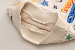 RM231223-42 طقم جينز ولادي قطعتين ( بلوزة قطنية + بنطلون جينز )