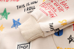 RM231223-42 طقم جينز ولادي قطعتين ( بلوزة قطنية + بنطلون جينز )