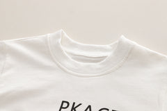 RM231223-7 طقم جينز ولادي 3 قطع ( بلوزة قطنية + جكيت جينز + بنطلون جينز )