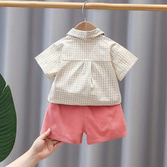 SS-2274B طقم 3 قطع ( قميص + شورت + جرافة)