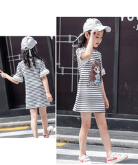 SD-2746G فستان صيفي قطني