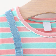 SD-3073G فستان جينز ناعم قطعة واحدة