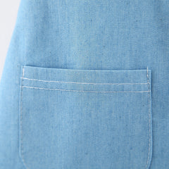 SD-3073G فستان جينز ناعم قطعة واحدة