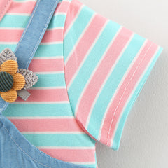 SD-3073G فستان جينز ناعم قطعة واحدة