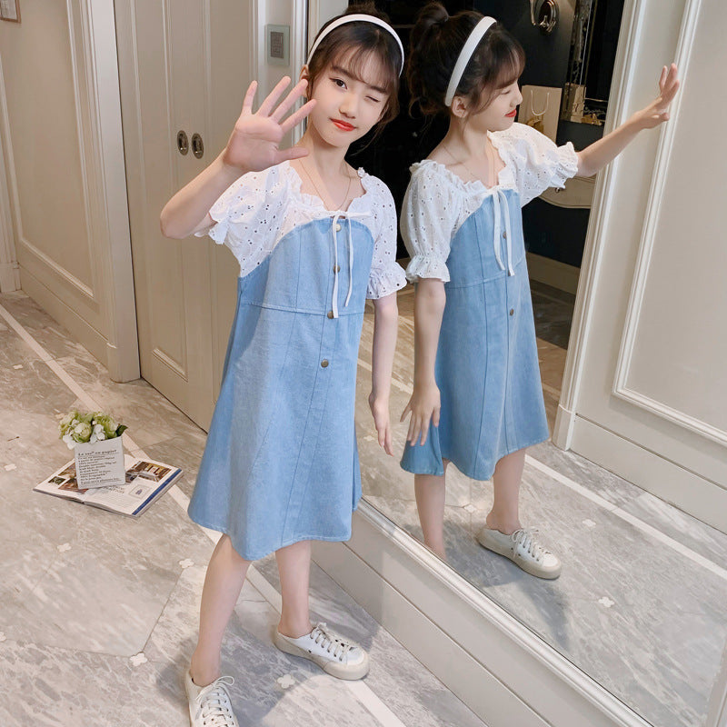 SD-3411G فستان جينز ناعم