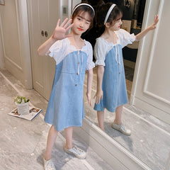 SD-3411G فستان جينز ناعم