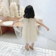 SD-3741G فستان النجوم المذهب بالدانتيل