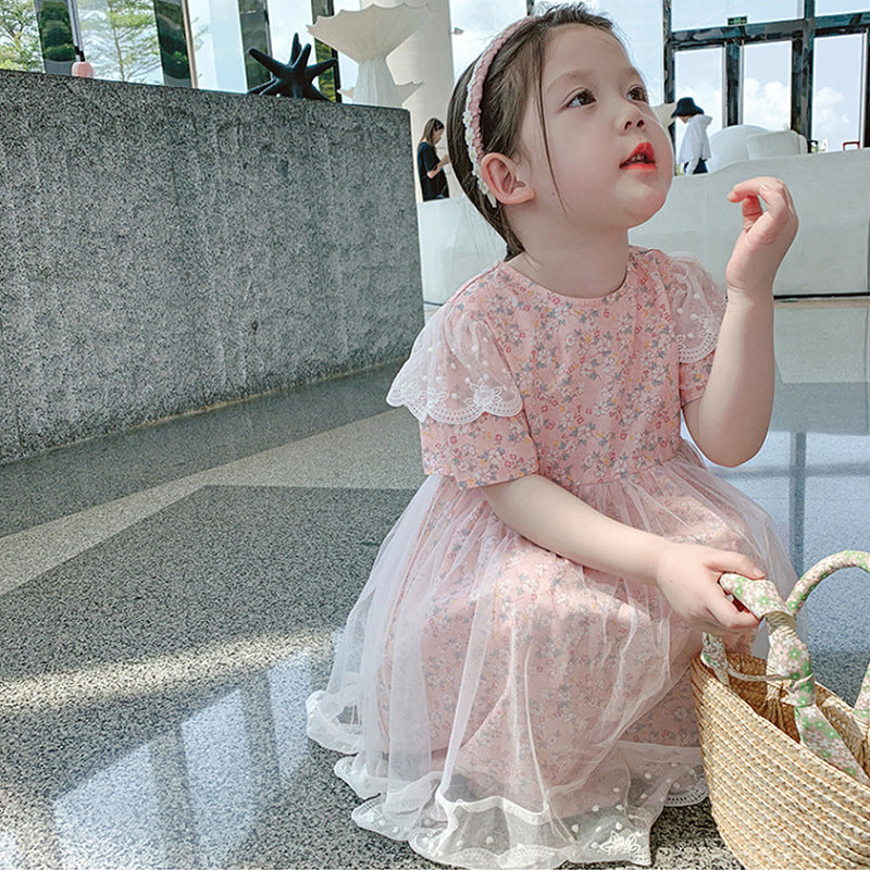 SD-3876G فستان البحر صيفي مزين بالدانتيل