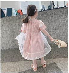 SD-3876G فستان البحر صيفي مزين بالدانتيل