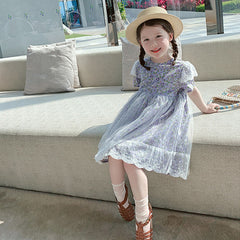 SD-3876G فستان البحر صيفي مزين بالدانتيل