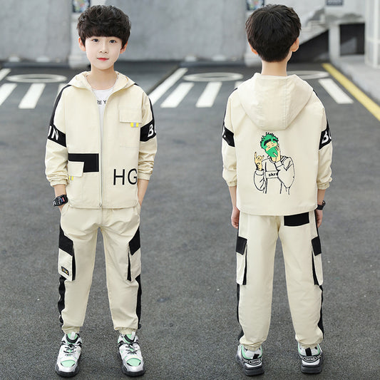 AO0508-227 بدلة ستان قطعتين ( جكيت + بنطلون )