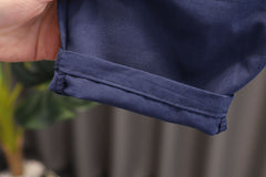 SS-2272B طقم قطعتين ( قميص + شورت كتان)