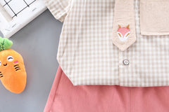 SS-2274B طقم 3 قطع ( قميص + شورت + جرافة)