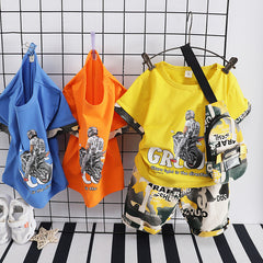 SS-2879B طقم سبورت جيشي 3 قطع ( بلوزة + شورت + حقيبة)