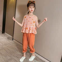 SSP-1042G طقم بناتي صيفي قطعتين