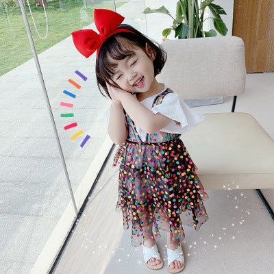 SSP-900G فستان قطعتين ( بلوزة قطنية طويلة + فستان)