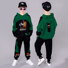 AO0508-110 طقم رياضة قطني قطعتين ( بلوزة + بنطلون)