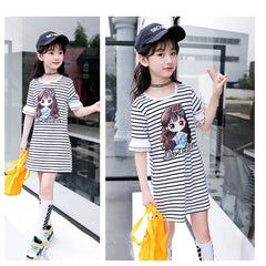 SD-2746G فستان صيفي قطني