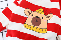 WS-420 طقم قطعتين شتوي تقيل مبطن فرو بالكامل ( بلوزة + بنطلون )