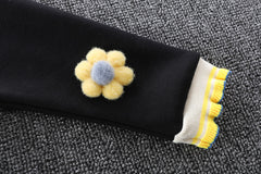 WS-472 طقم شتوي بناتي قطعتين ( بلوزة صوف + بنطلون ) مبطن بالكامل فرو