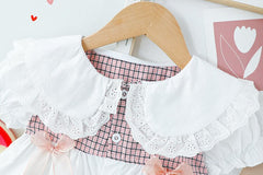 AO0402-07 طقم بناتي ( قميص + بنطلون شورت)