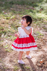 AO1128-46 فستان لوليتا بجي عدة طبقات مع نفشة