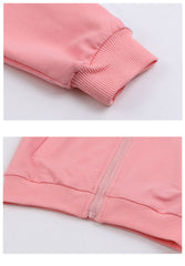 AO0519-58 تريننج بناتي قطن فخم بتجي قطعتين ( جكيت + بنطلون )