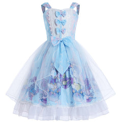 AO0304-57 فستان لوليتا مميز مزين بالشيفون و الدانتيل