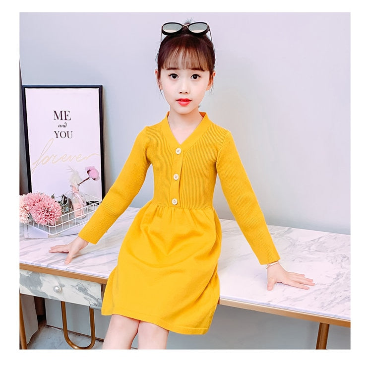 AO0519-131 فستان صوف دافي و ناعم