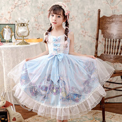 AO0304-57 فستان لوليتا مميز مزين بالشيفون و الدانتيل