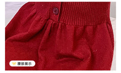 AO0519-131 فستان صوف دافي و ناعم