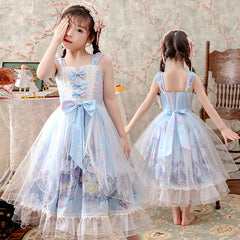 AO0304-57 فستان لوليتا مميز مزين بالشيفون و الدانتيل