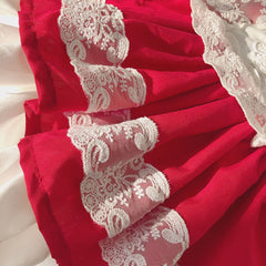 AO1128-46 فستان لوليتا بجي عدة طبقات مع نفشة