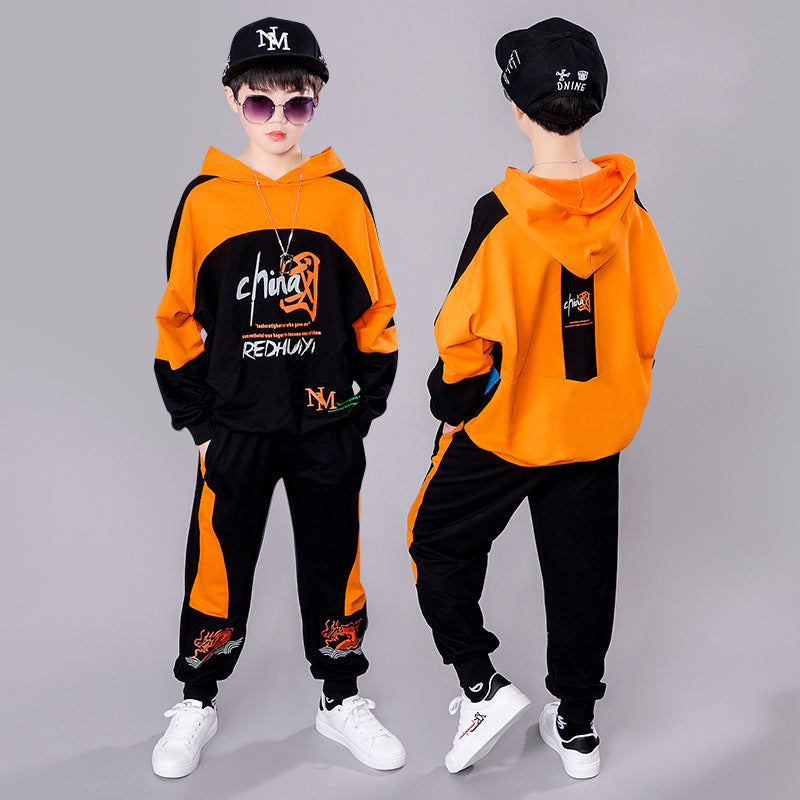 AO0508-110 طقم رياضة قطني قطعتين ( بلوزة + بنطلون)