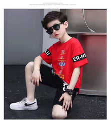 AO0402-18 طقم سبورت (شورت + بلوزة)