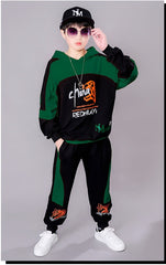 AO0508-110 طقم رياضة قطني قطعتين ( بلوزة + بنطلون)