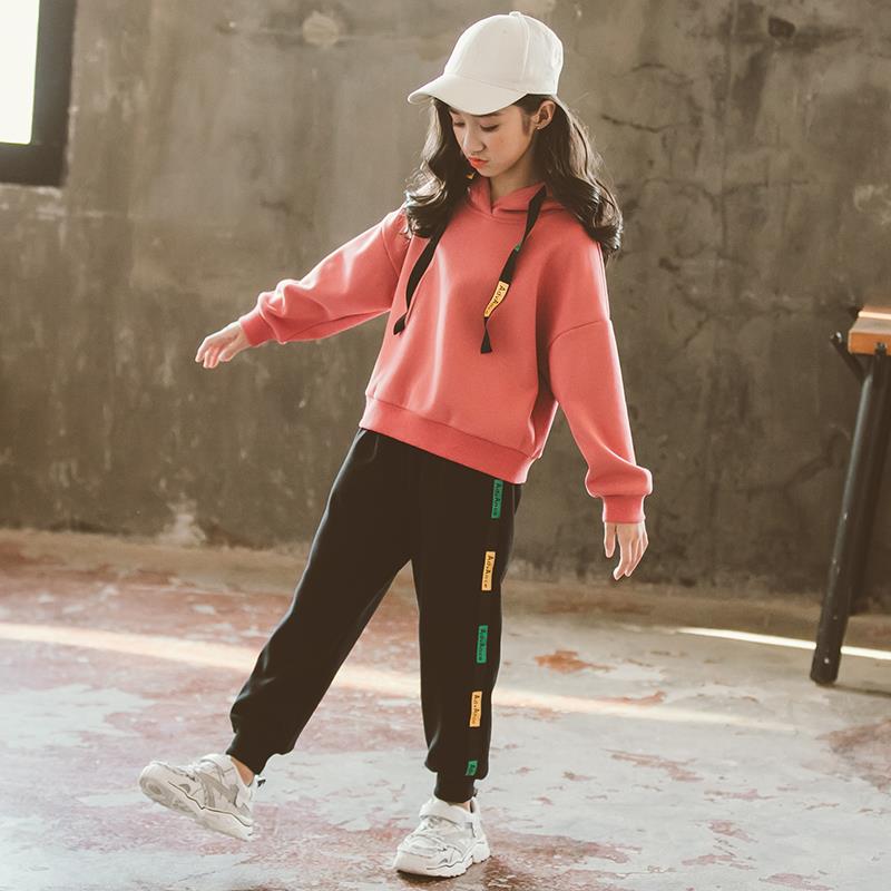 AO0519-147 طقم سبورت قطني قطعتين ( بلوزة + بنطلون)