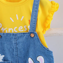 AO0402-29 فستان جينز مع بلوزة قطنية