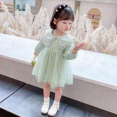 AO0402-39 فستان بناتي ناعم