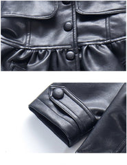 AO0519-51 جكيت جلد خريفي شتوي ربيعي