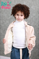 SSN040924-14 طقم شتوي تقيل مبطن بالكامل ( جكيت + بنطلون جينز مبطن )