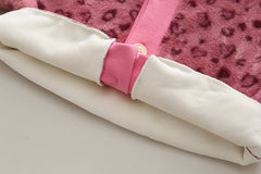 SSX220824-38 طقم شتوي تقيل مبطن فرو بالكامل قطعتين ( جكيت + بنطلون)